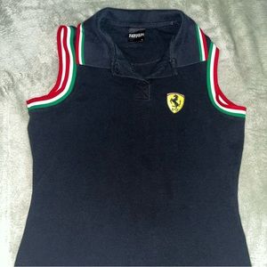 VINTAGE Ferrari Polo Tank Top Women’s